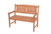 A wooden garden bench shown against a white background. Produktbild-Vorschau