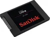 A black SanDisk Ultra 3D SSD is shown at an angle on a black background. Náhľad obrázku produktu