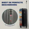 MuchoWow® Koffer Handgepäck Trolley Rollkoffer Kleine Produktbild-Vorschau 3