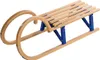 Holzschlitten Hörnerrodel klappbar 110 cm blau Produktbild-Vorschau 1
