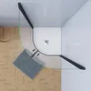 90x90xH.195cm Runddusche Drehtür Dusche Viertelkreis Produktbild-Vorschau 3