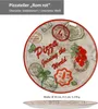 zestaw 4 talerzy do pizzy Moscow & Red zielony czerwony Podgląd zdjęcia produktu 5