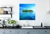 MuchoWow® Poster Insel - Tropen - Meer 75x75 cm - Wand Produktbild-Vorschau 3