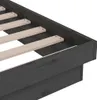 vidaXL Letto in legno massiccio grigio 135x190 cm Anteprima dell’immagine prodotto 9