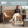 Gartenbank Sailor Teak 120 cm Massivholz natur wetterfest Produktbild-Vorschau 7