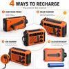 6-in-1 Solar radio,Selbstbetriebenes Kurbelradio mit Produktbild-Vorschau 2