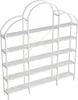 Scaffale 170x26x190 cm in acciaio e MDF, libreria a 5 Anteprima dell’immagine prodotto 13
