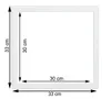 Cornice per foto Italia - Bianco 30x30 Anteprima dell’immagine prodotto 2