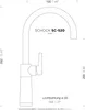 SCHOCK Armatur SC-520 in ASPHALT mit Festauslauf / Produktbild-Vorschau 2