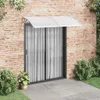 vidaXL Stříška na dveře šedá 200x100 cm PC Náhled obrázku produktu 1