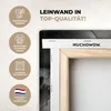 MuchoWow® - Leinwandbilder - Grau - Luxus - Gold - Marmor, Produktbild-Vorschau 3