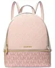 Michael Kors Zaino Rhea Medium Signature Logo Powder Blush Anteprima dell’immagine prodotto 1