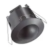 A black motion sensor with adjustable dials is shown against a white background. Produktbild-Vorschau