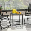 GOPLUS Gartentisch klein, 43cm Beistelltisch Outdoor aus Produktbild-Vorschau 9
