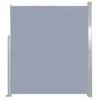 vidaXL Ausziehbare Seitenmarkise 160x300 cm Grau Produktbild-Vorschau 14