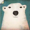 ARTland Wandbild, selbstklebend Eisbär Größe: 30x30 cm Produktbild-Vorschau 1