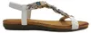 2 Go Fashion Ubah Damenschuhe Sandalette Weiß Freizeit Produktbild-Vorschau 2