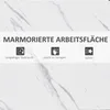 HOMCOM Bartisch Stehtisch mit Marmoroptik 120 x 40 x 100 cm Produktbild-Vorschau 6