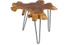 Einzigartiger Beistelltisch WILD 60cm Teakholz Massivholz Produktbild-Vorschau 11