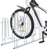 vidaXL Portabiciclette per 5 biciclette a piantana Acciaio Anteprima dell’immagine prodotto 1