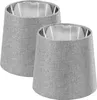 Navaris 2x Lampenschirm Tischlampe E14 rund - Produktbild-Vorschau 1