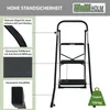 Trittleiter 3-stufig klappbar 150 kg Anti-Rutsch Produktbild-Vorschau 4
