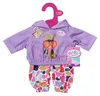 BABY born Hoodie Outfit 43cm, Sada oblečení pro panenky, 3 Náhled obrázku produktu 7