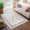 Tapiso Teppich VALLEY Modern Kurzflor Grau Beige Wohnzimmer Produktbild-Vorschau 1