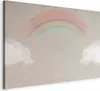 Italienischer Leinwand Leinwandbild - Rainy June - Colorful Produktbild-Vorschau 1