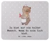Mr. & Mrs. Panda Mouse Pad Koch Herz - Grau Pastell - Produktbild-Vorschau 1