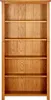 vidaXL Regál na knihy 5 přihrádek 70x22x140 cm dubový masiv Náhled obrázku produktu 1
