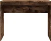 vidaXL Stôl Smoked Oak 90x40x72 cm odvodený výrobok z dreva Náhľad obrázku produktu 5