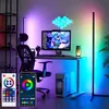 LED Stehlampe Wohnzimmer 120cm Ecklampe RGB Dimmbar mit Produktbild-Vorschau 7