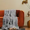 Deko Wohnzimmer Decke Kuscheldecke Tagesdecke Sofadecke Produktbild-Vorschau 1