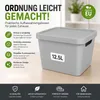 Plastard Aufbewahrungsbox mit Deckel 4er-Set 12,5 Liter in Produktbild-Vorschau 2