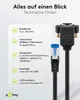 CAT 6A Verlängerungskabel, S/FTP (PiMF), schwarz Produktbild-Vorschau 8
