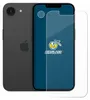 A smartphone and a screen protector are shown side-by-side. Produktbild-Vorschau