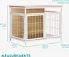 Navaris Möbel Hundebox mit Matte - Hundekäfig - Hundebox Produktbild-Vorschau 5