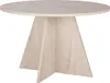 Esstisch "Virella" aus Holz – 120 x 120 x 75 cm – Travertin Produktbild-Vorschau 1