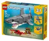 LEGO Creator 3-in-1-Set Wilder Hai mit Schatztruhe - Produktbild-Vorschau 29
