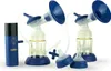 A set of two electric breast pumps with a control unit, displayed on a white background. Podgląd zdjęcia produktu