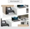 HOMCOM Bureau informatique avec 2 tiroirs, bureau avec Voir les images du produit 3