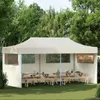 vidaXL Pop-Up párty stan Skladací krémový 3 × 6 m Náhľad obrázku produktu 2