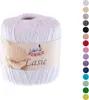 50g Strickgarn Lasie Sommergarn weiss Anteprima dell’immagine prodotto