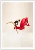 Poster - Poster ohne Rahmen - Ballerina Tanz Rot - 70x100 Produktbild-Vorschau 1