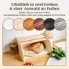 Brotlaib mit aufklappbarem Deckel Naturholz Produktbild-Vorschau 7