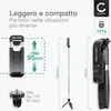 2-in-1 Bastone da selfie & cavalletto - asta telescopia Anteprima dell’immagine prodotto 4