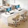Schreibtisch Langer Executive Bürotisch Computertisch für Produktbild-Vorschau 6