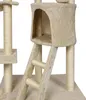 Wiltec Kratzbaum deckenhoch 233-270 cm in Beige, Produktbild-Vorschau 4