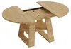 Uitschuifbare eettafel, 110–150 × 110 cm, rond, met Productafbeelding-voorbeeld 12